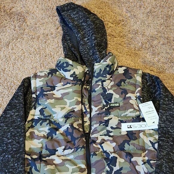 JOE'S Black zipper camo jacket great quality. - Picture 2 of 6